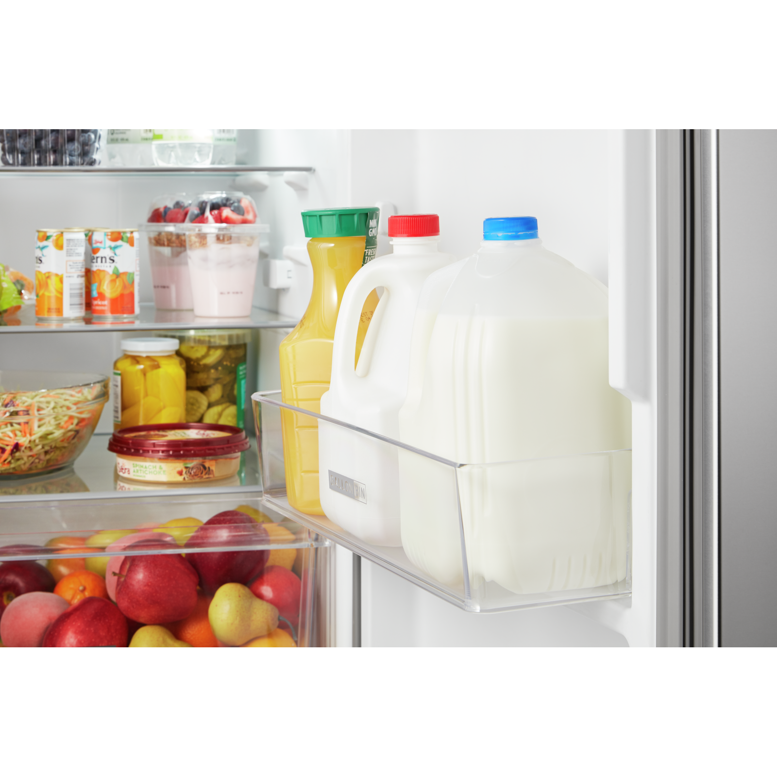 Whirlpool - 24.375 Inch 11.6 cu. ft Top Mount Refrigerator in Stainless - WRT112CZJZ