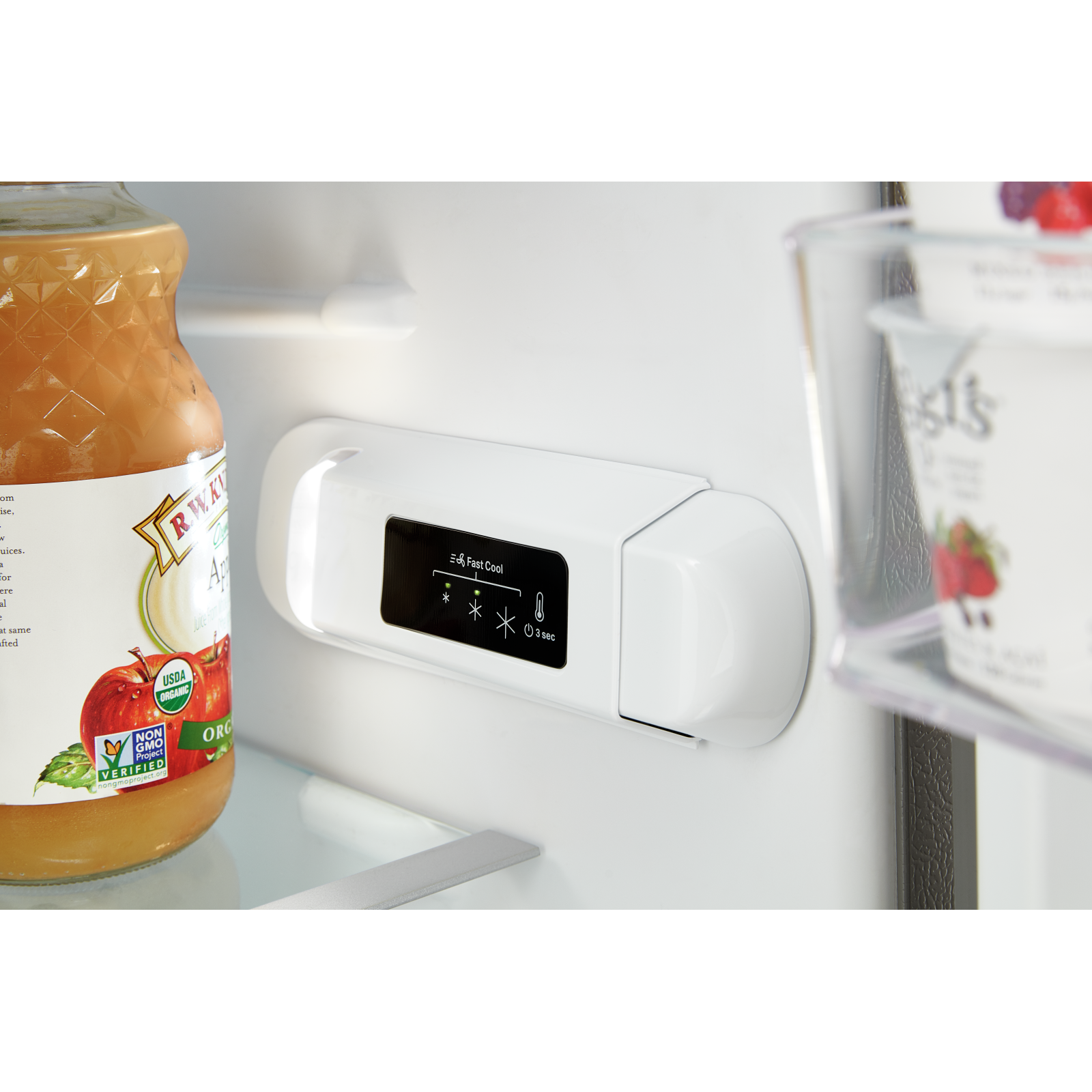 Whirlpool - 24.375 Inch 11.6 cu. ft Top Mount Refrigerator in Stainless - WRT112CZJZ