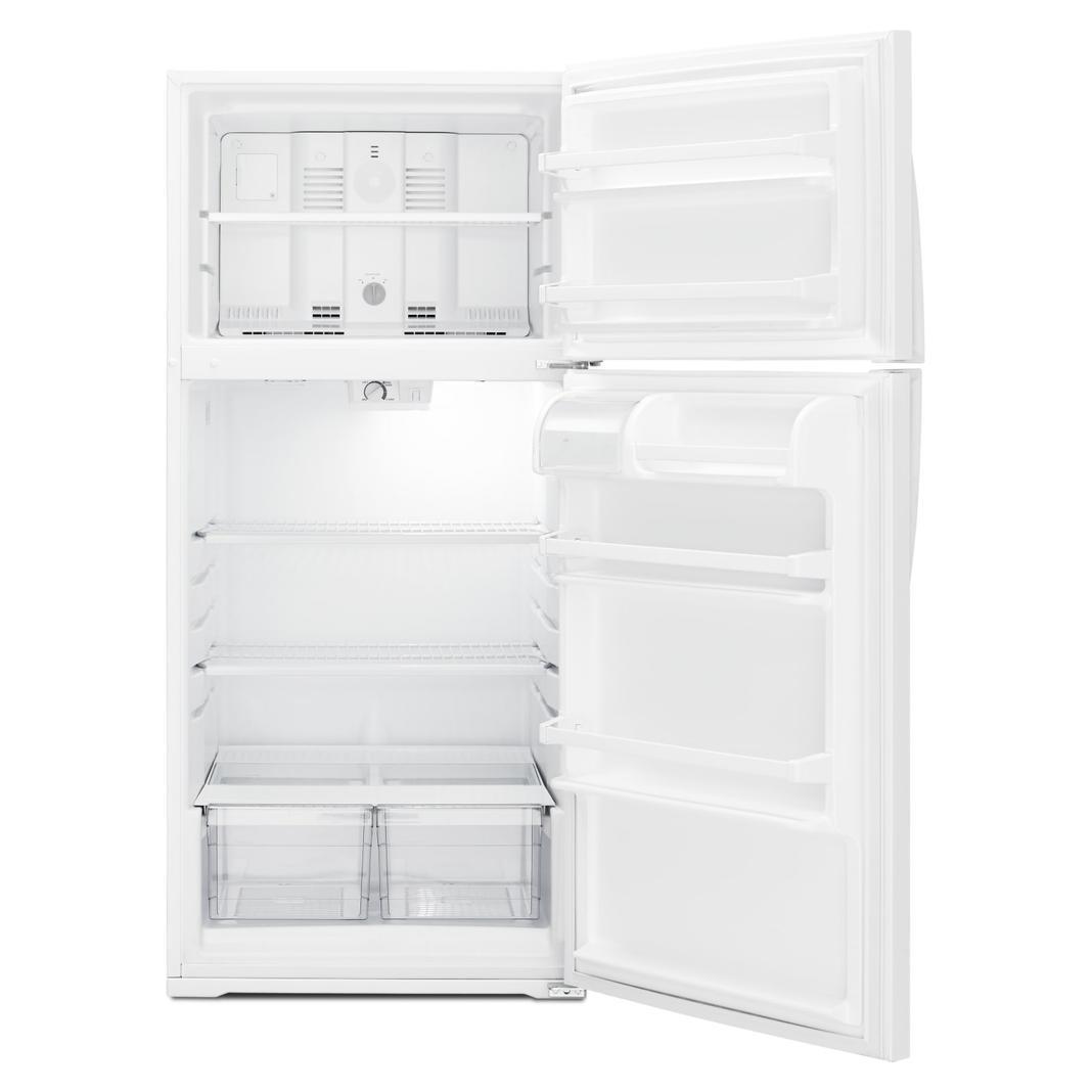 Whirlpool - 28 Inch 14.33 cu. ft Top Mount Refrigerator in White - WRT134TFDW