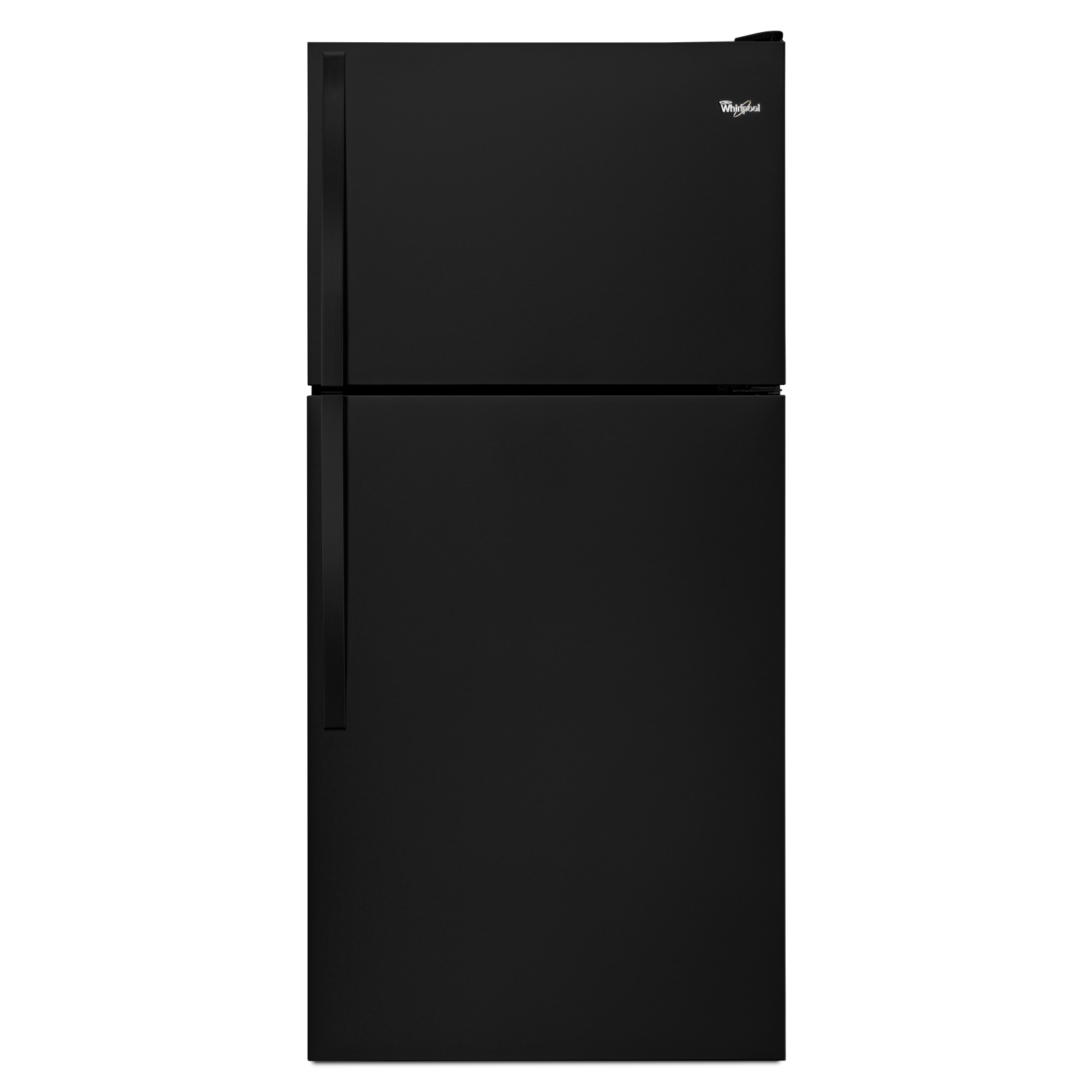 Whirlpool - 29.8 Inch 18.3 cu. ft Top Mount Refrigerator in Black - WRT148FZDB