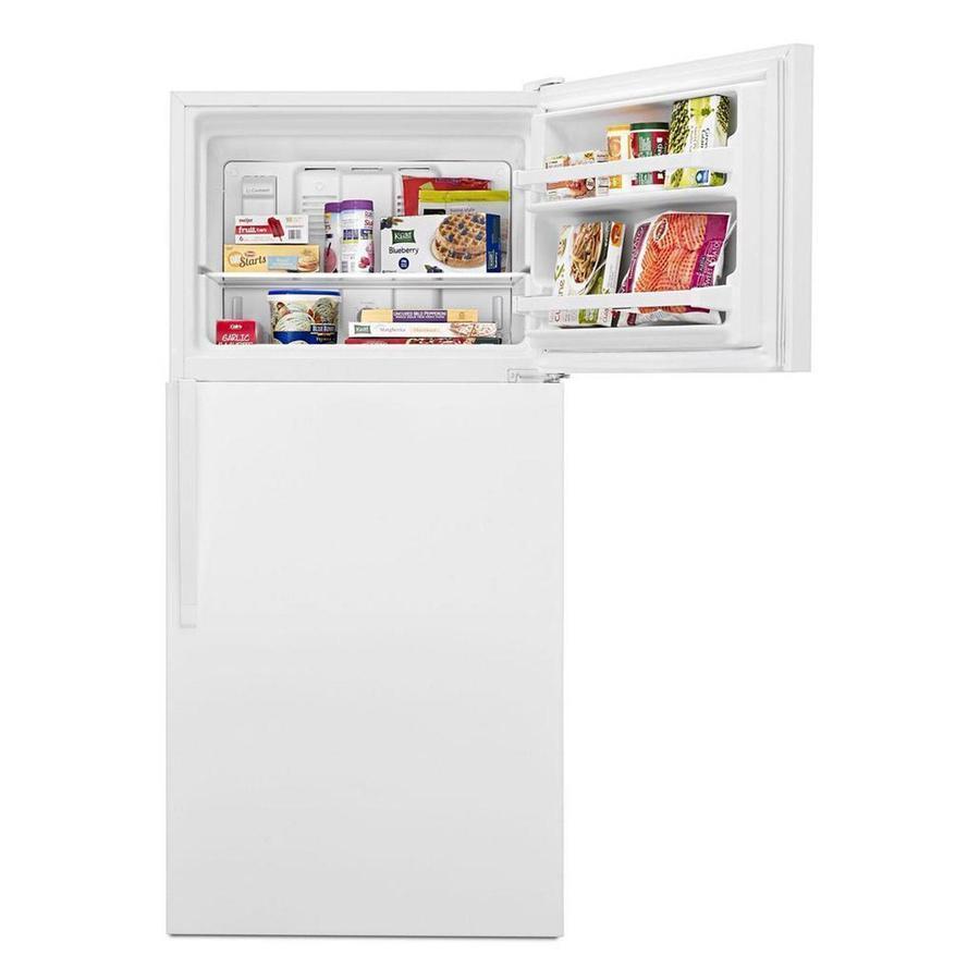 Whirlpool - 29.8 Inch 18.3 cu. ft Top Mount Refrigerator in White - WRT148FZDW