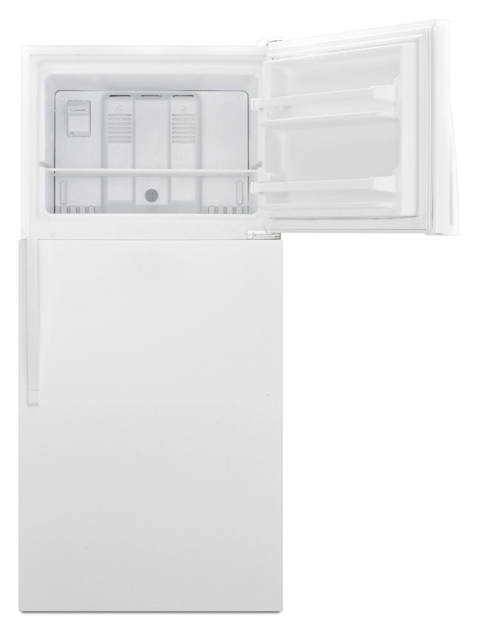 Whirlpool - 29.8 Inch 18.3 cu. ft Top Mount Refrigerator in White - WRT148FZDW