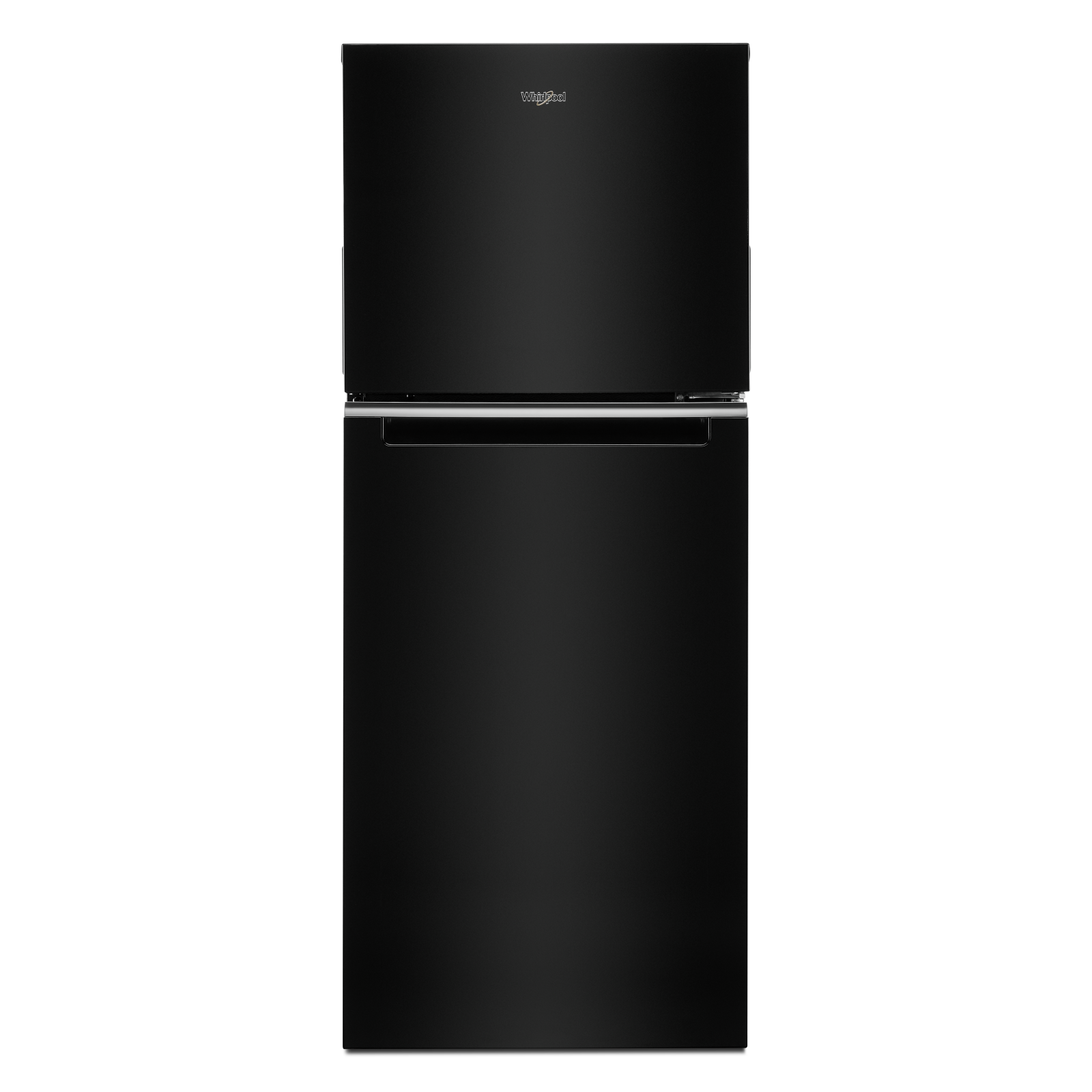 Whirlpool - 24.375 Inch 11.6 cu. ft Top Mount Refrigerator in Black - WRT312CZJB