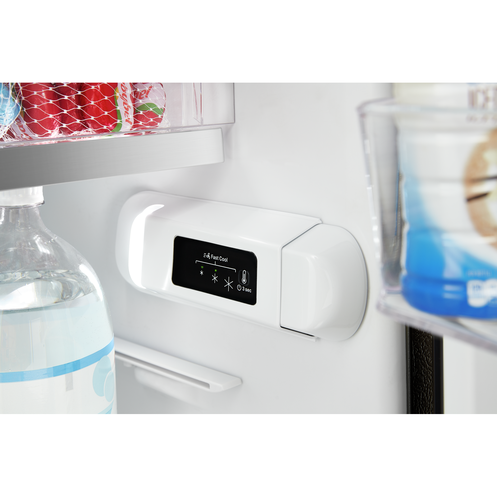 Whirlpool - 24.375 Inch 11.6 cu. ft Top Mount Refrigerator in Black - WRT312CZJB