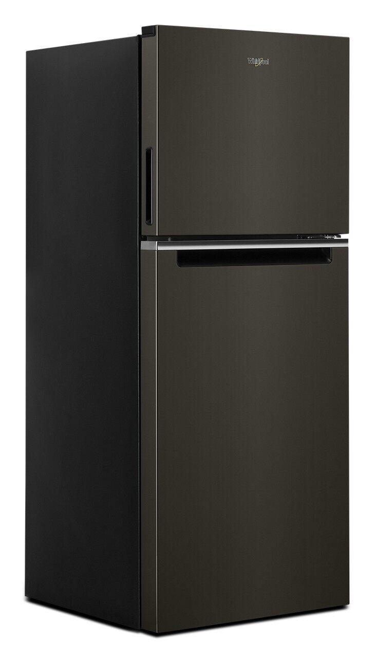 Whirlpool - 24.375 Inch 11.6 cu. ft Top Mount Refrigerator in Stainless - WRT312CZJV