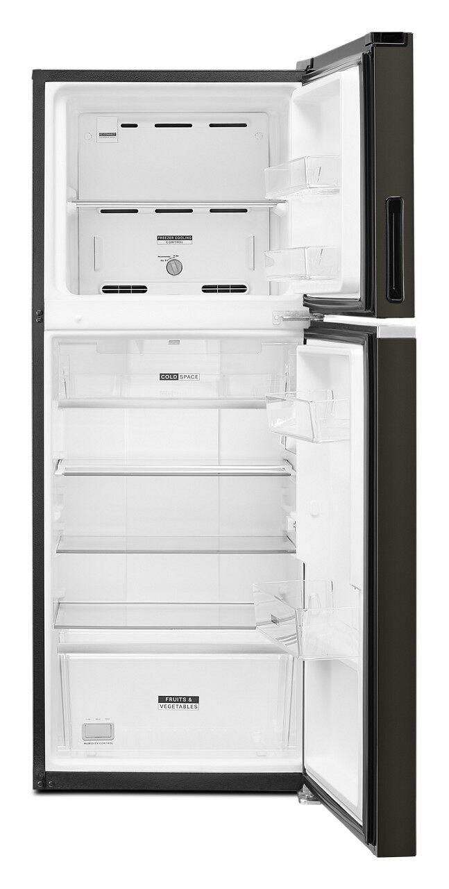 Whirlpool - 24.375 Inch 11.6 cu. ft Top Mount Refrigerator in Stainless - WRT312CZJV