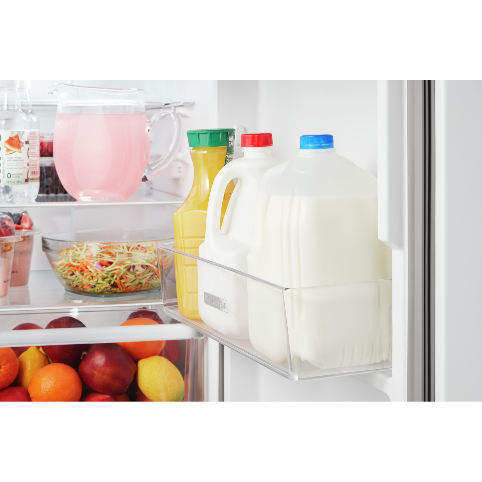 Whirlpool - 24.375 Inch 11.6 cu. ft Top Mount Refrigerator in White - WRT312CZJW