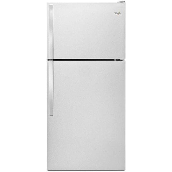 Whirlpool - 29.75 Inch 18.15 cu. ft Top Mount Refrigerator in Stainless - WRT318FZDM