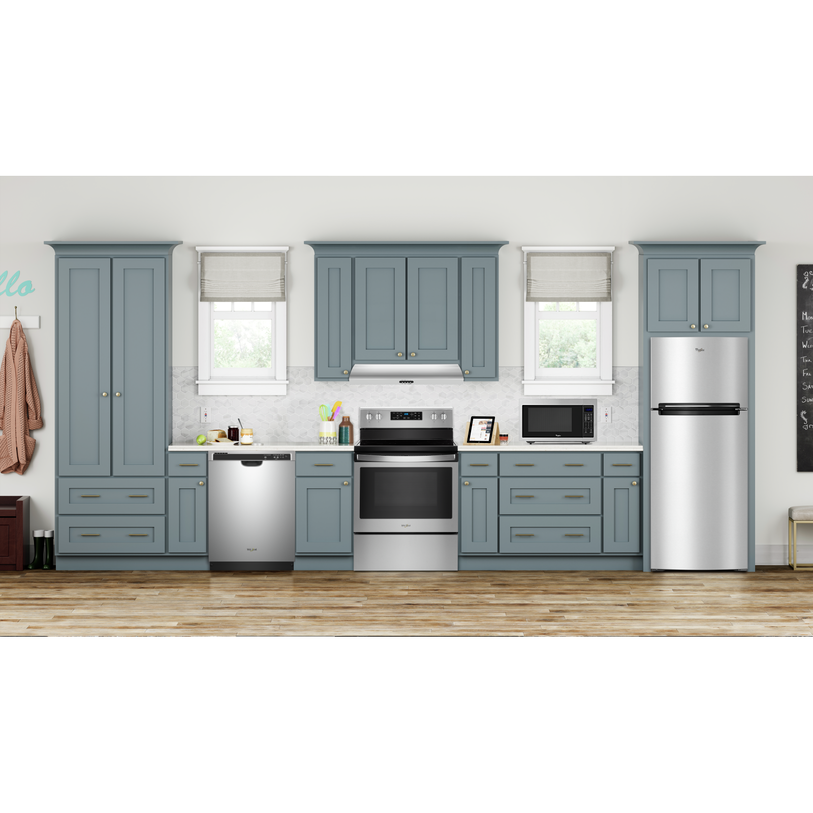 Whirlpool - 28 Inch 17.64 cu. ft Top Mount Refrigerator in Stainless - WRT518SZFG