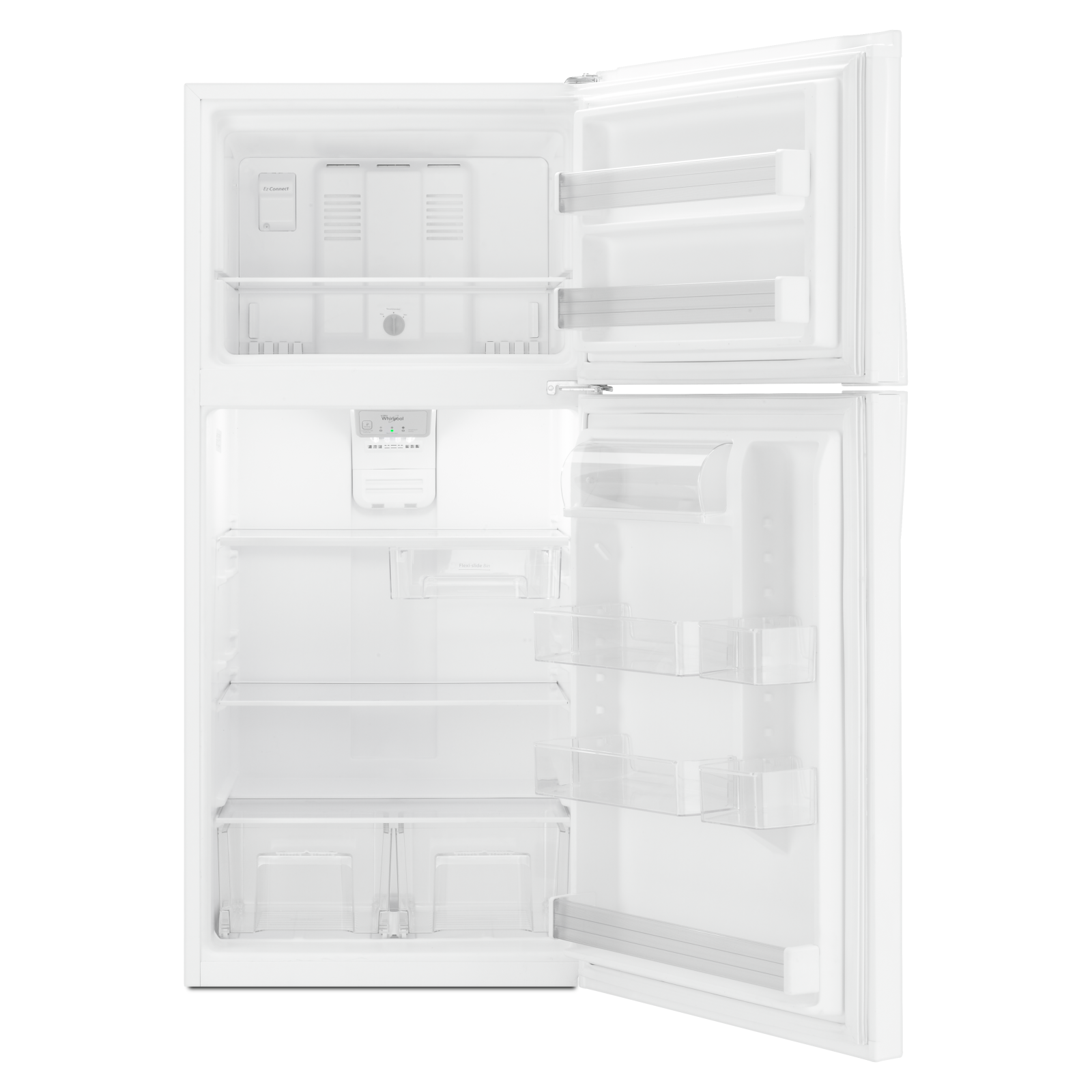 Whirlpool - 29.775 Inch 19.23 cu. ft Top Mount Refrigerator in White - WRT519SZDW