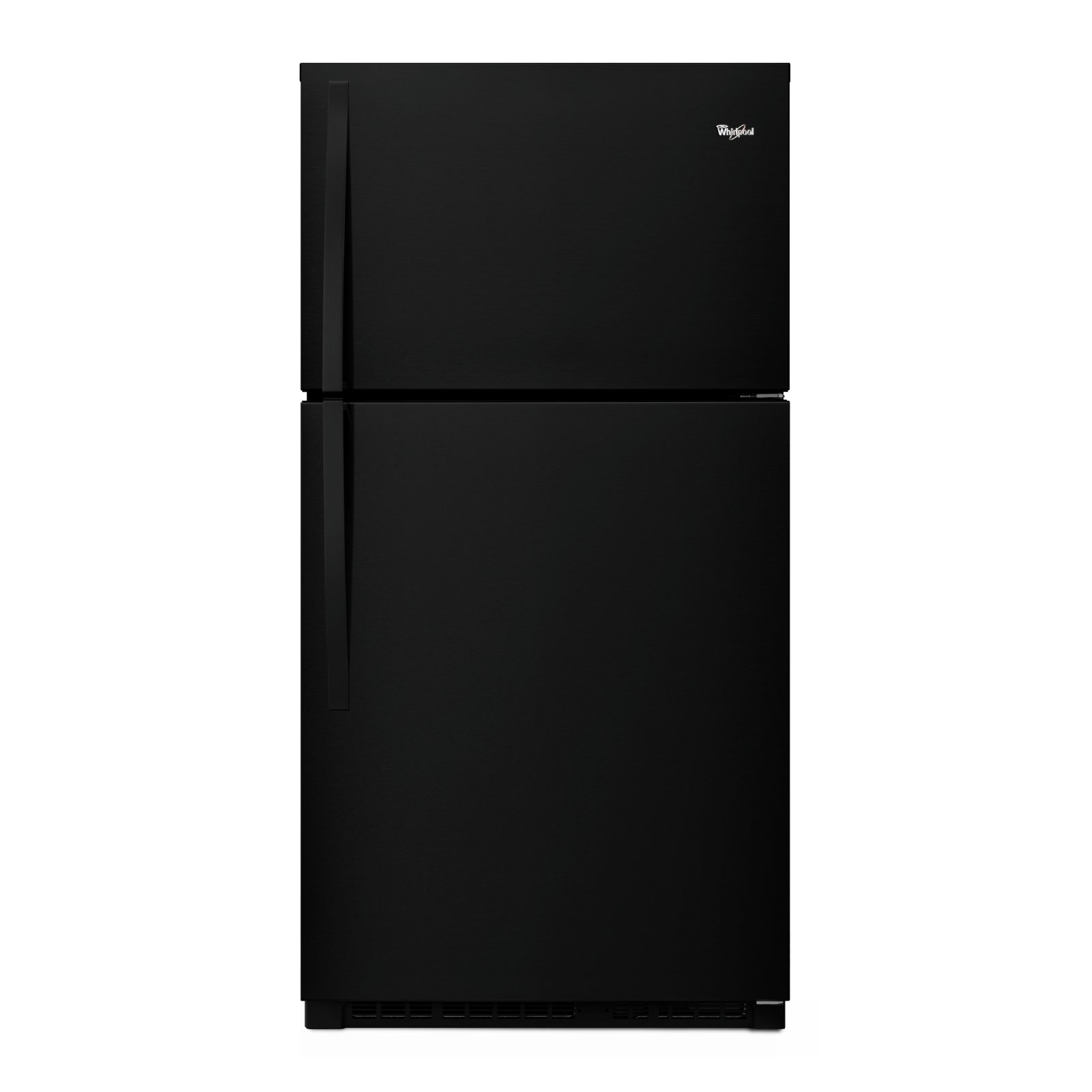 Whirlpool - 32.75 Inch 21.31 cu. ft Top Mount Refrigerator in Black - WRT541SZDB