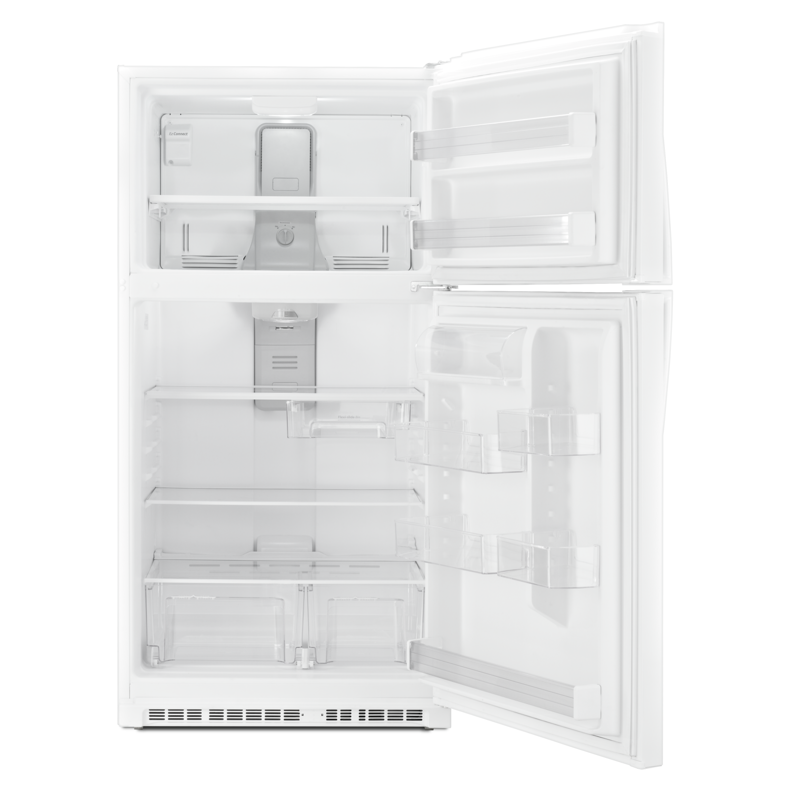 Whirlpool - 32.8 Inch 21.3 cu. ft Top Mount Refrigerator in White - WRT541SZDW