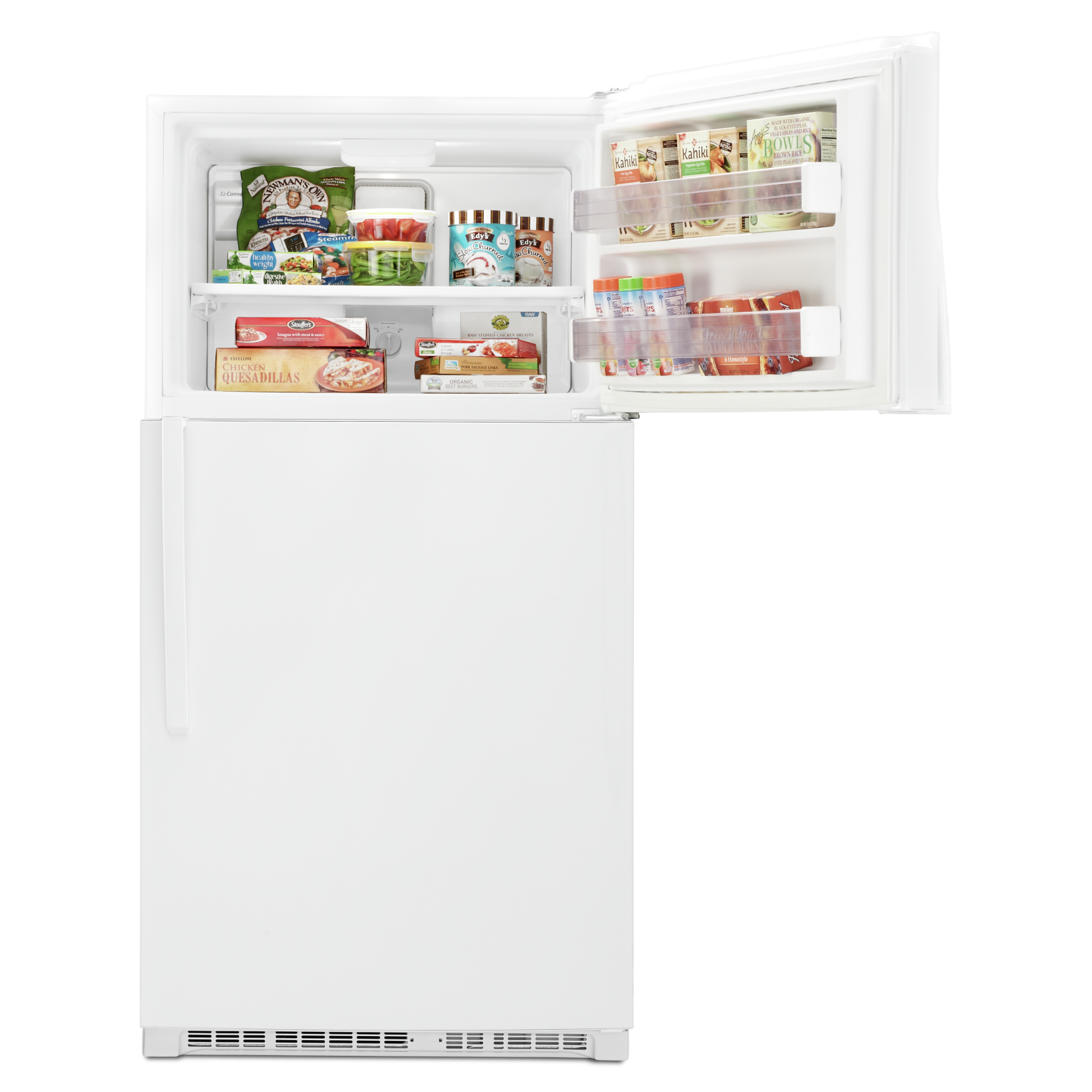 Whirlpool - 32.8 Inch 21.3 cu. ft Top Mount Refrigerator in White - WRT541SZDW
