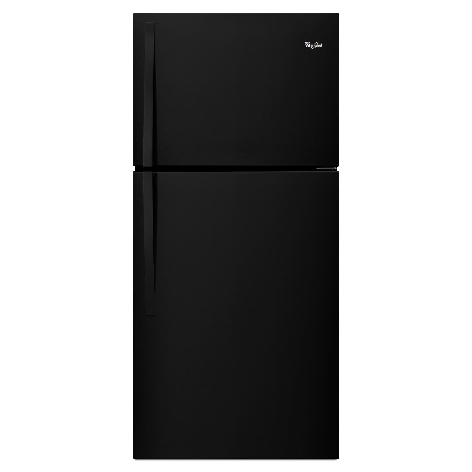 Whirlpool - 29.75 Inch 19.23 cu. ft Top Mount Refrigerator in Black - WRT549SZDB