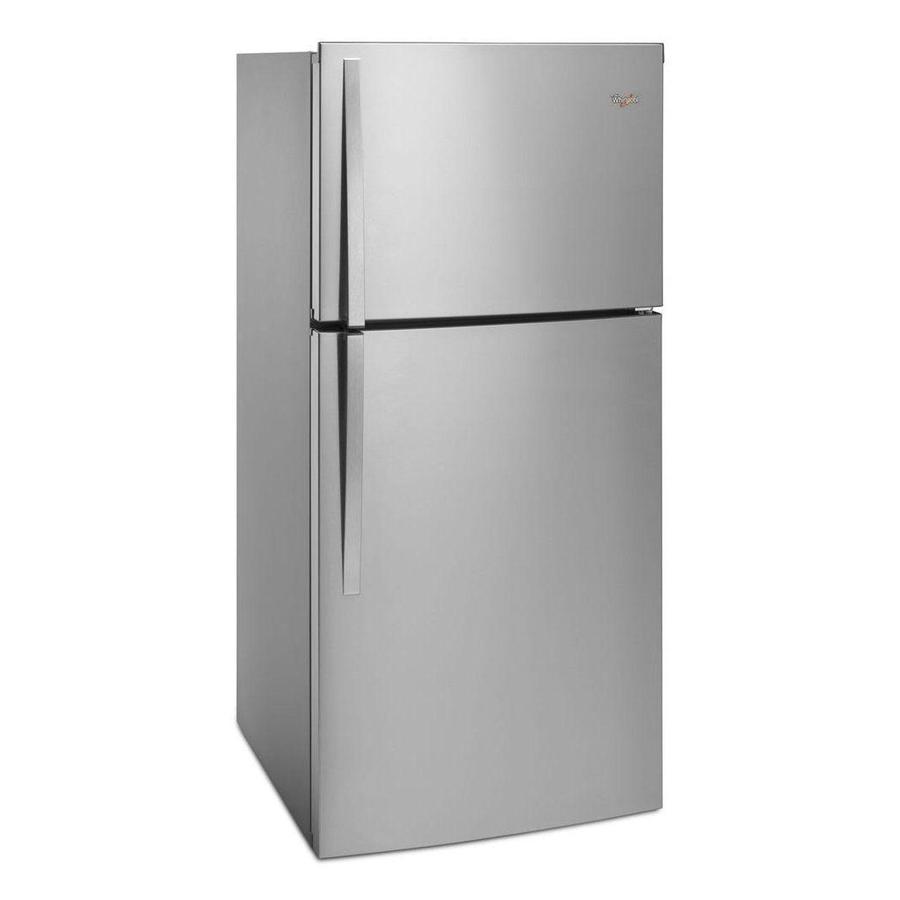 Whirlpool - 29.8 Inch 19.2 cu. ft Top Mount Refrigerator in Stainless - WRT549SZDM