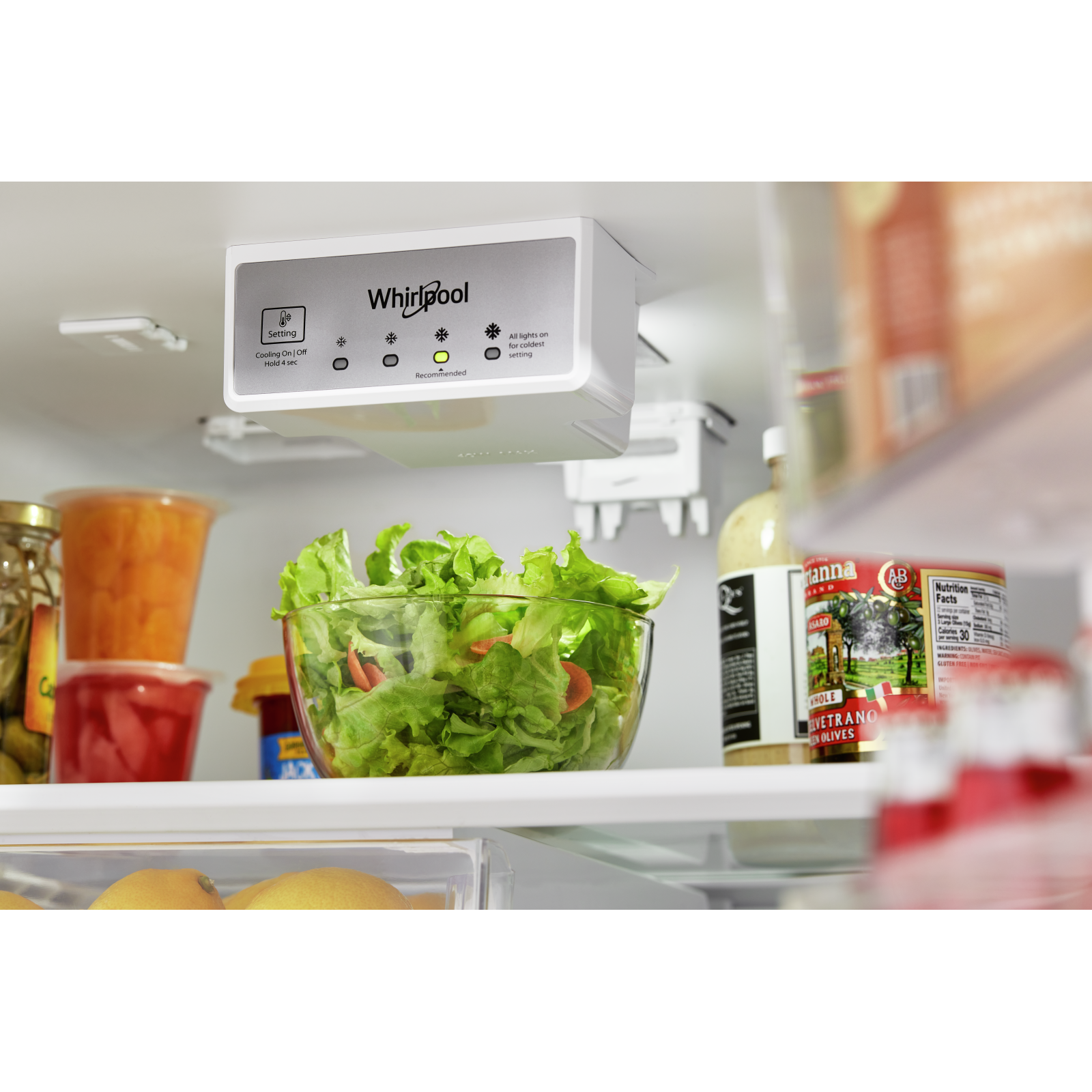 Whirlpool - 28.13 Inch 16.6 cu. ft Top Mount Refrigerator in White - WRTX5028PW