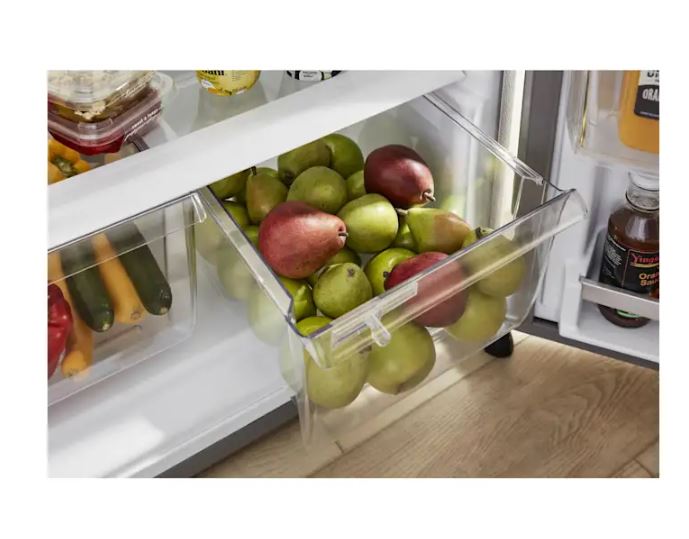 Whirlpool - 28.13 Inch 16.3 cu. ft Top Mount Refrigerator in Stainless - WRTX5328PM