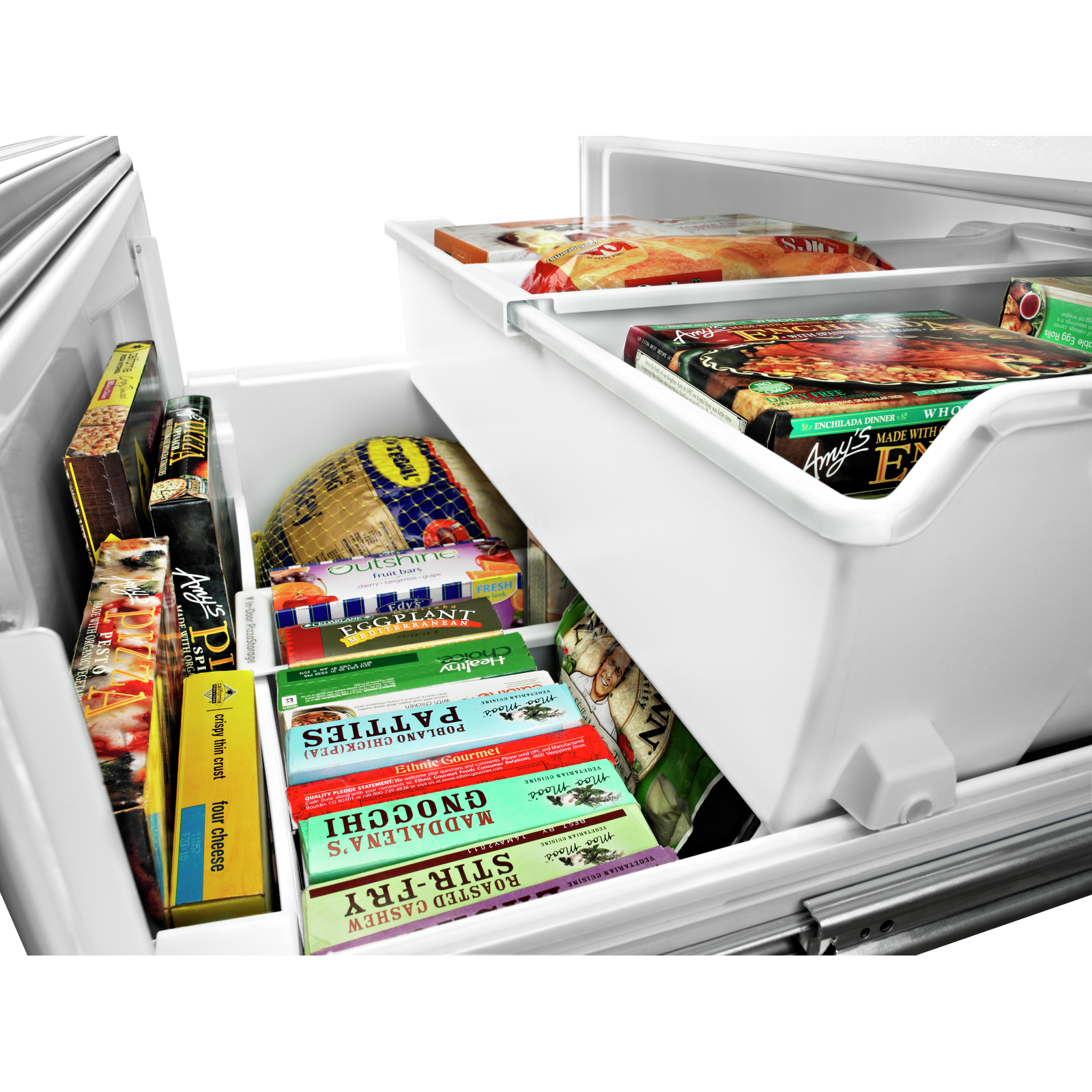 Whirlpool - 33.5 Inch 25.76 cu. ft French Door Refrigerator in Stainless - WRV976FDEM