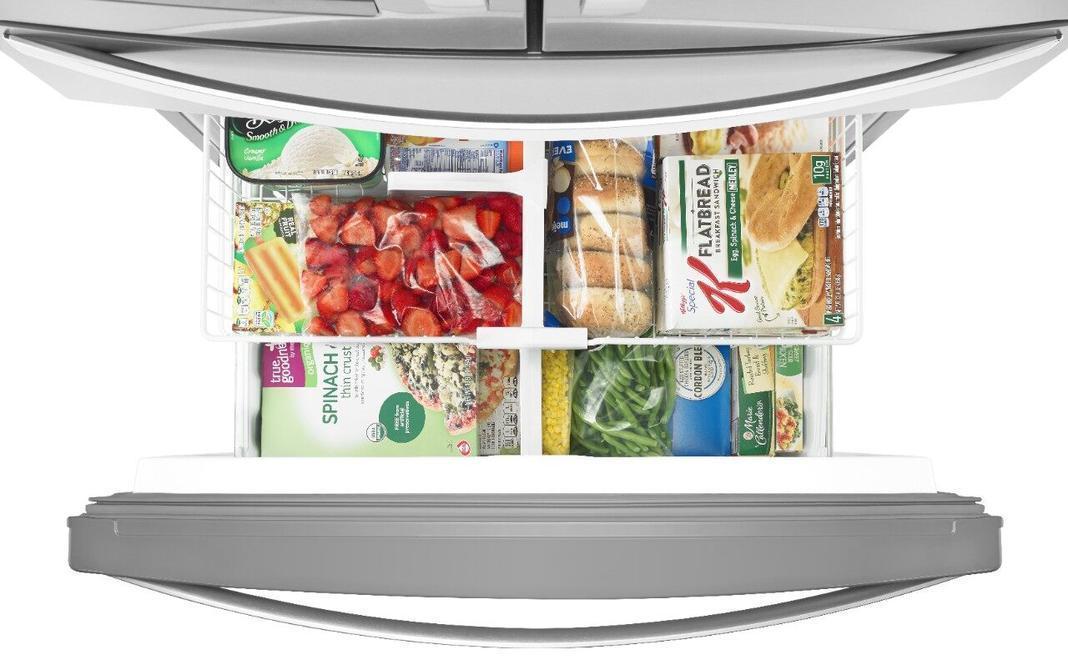 Whirlpool - 35.6 Inch 24.5 cu. ft French Door Refrigerator in Stainless - WRX735SDHZ