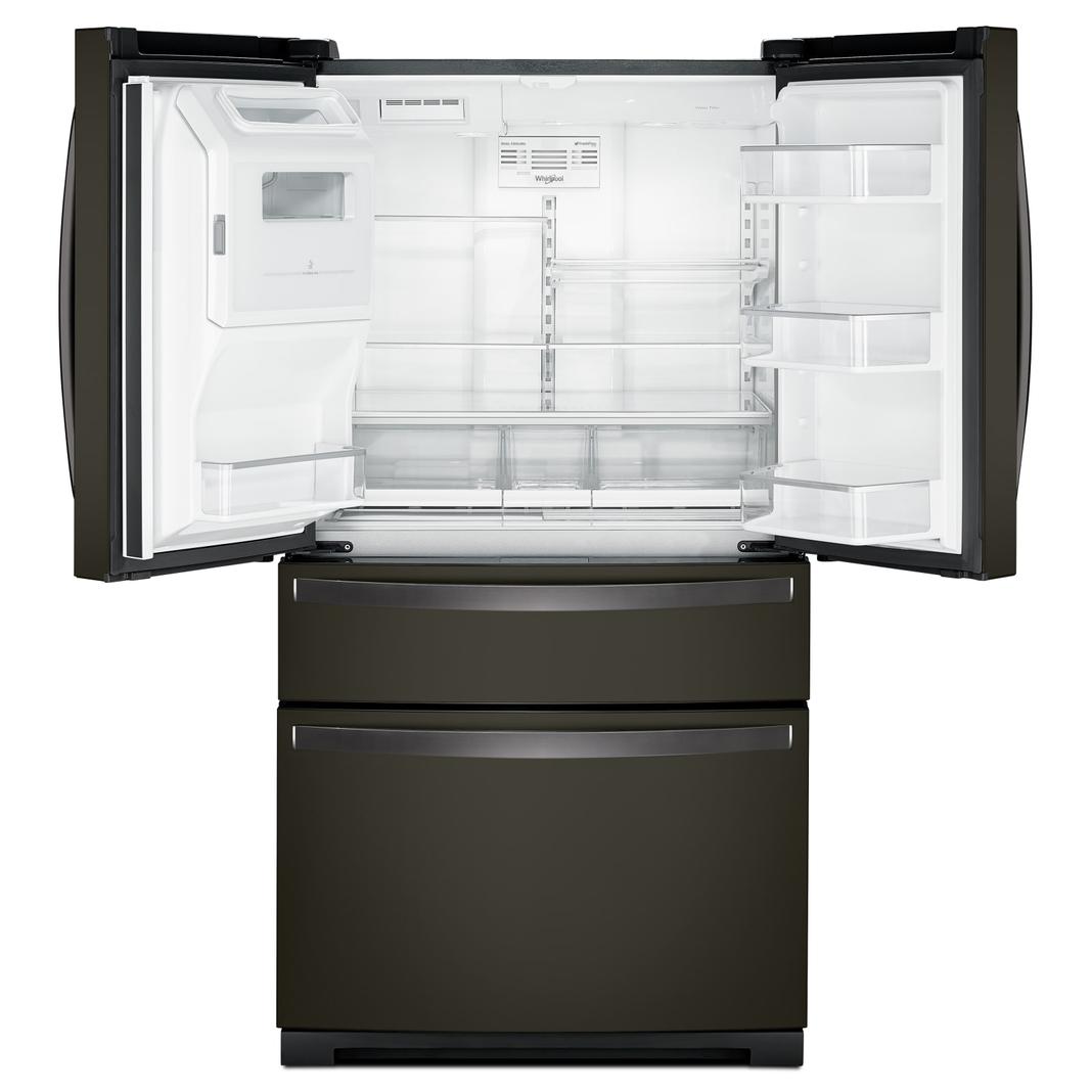 Whirlpool - 35.75 Inch 26 cu. ft French Door Refrigerator in Black Stainless - WRX986SIHV