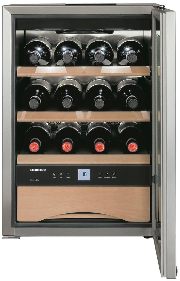 Liebherr - 16.75 Inch 1.7 cu. ft Wine Fridge Refrigerator in Stainless - WS1200