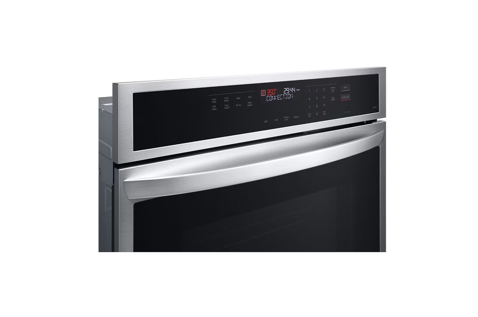 LG - 4.7 cu. ft Single Wall Oven in Stainless - WSEP4723F