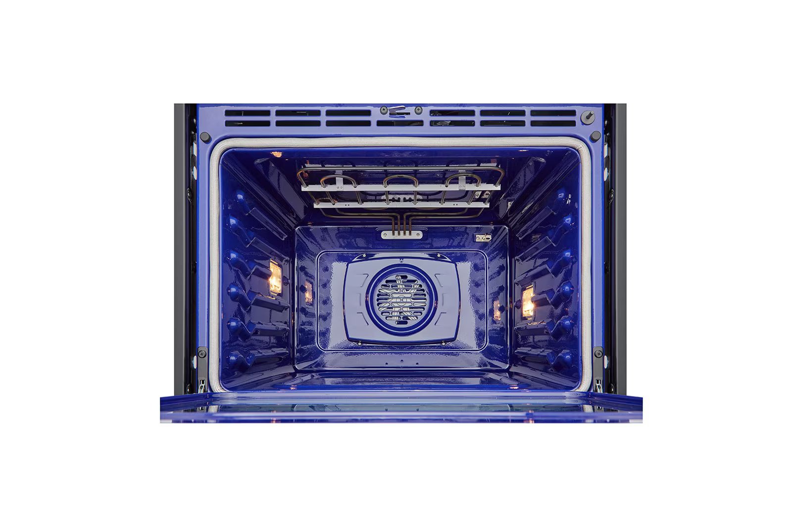 LG - 4.7 cu. ft Single Wall Oven in Stainless - WSEP4723F