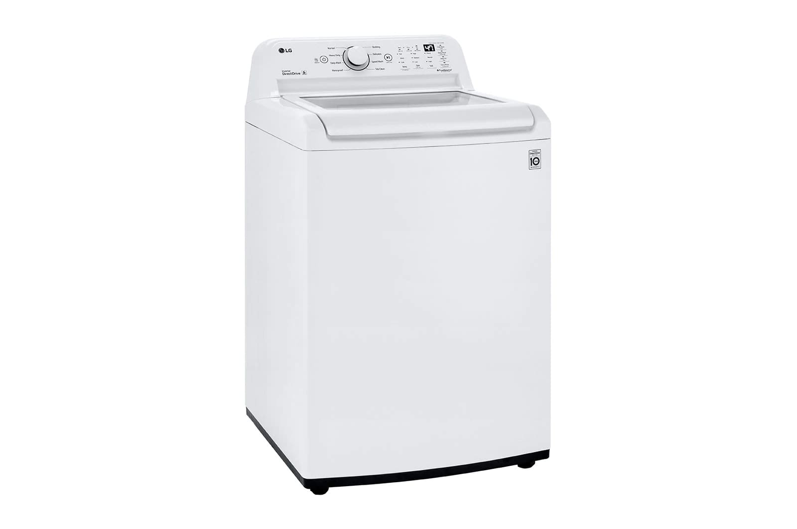 LG - 4.3 cu. Ft Top Load Washer in White - WT7005CW