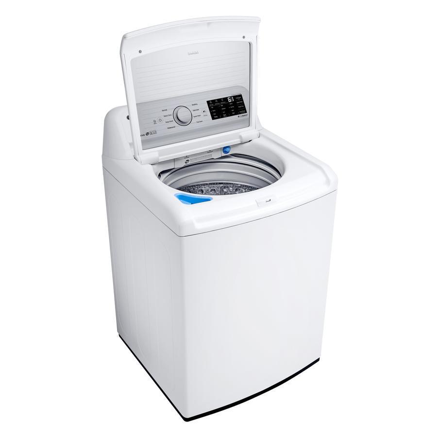 LG - 5.2 cu. Ft Top Load Washer in White - WT7100CW