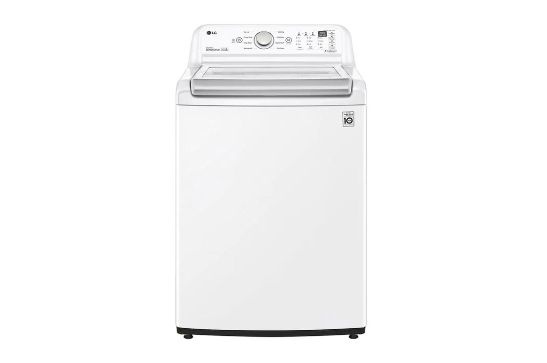 LG - 5.8 cu. Ft Top Load Washer in White - WT7150CW