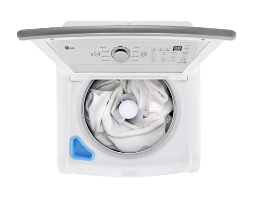 LG - 4.8 cu. Ft Top Load Washer in White - WT7155CW