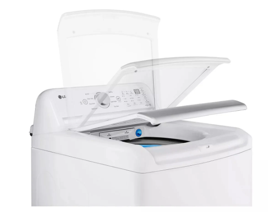 LG - 4.8 cu. Ft Top Load Washer in White - WT7155CW