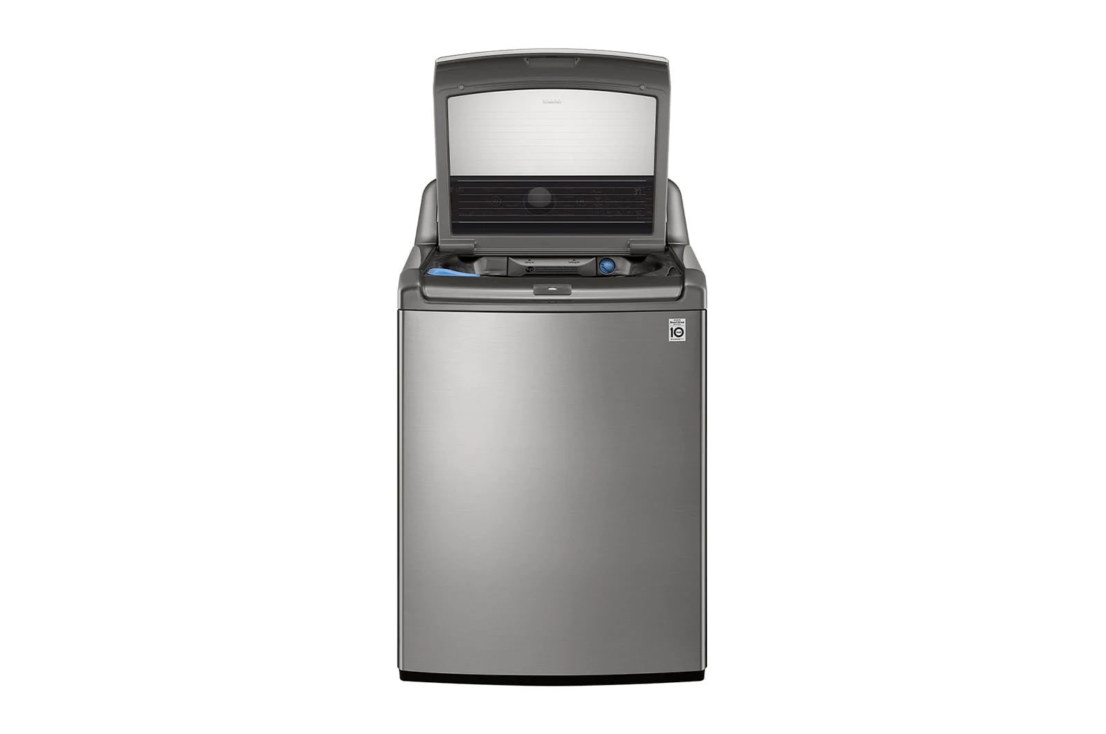 LG - 5.6 cu. Ft Top Load Washer in Grey - WT7305CV