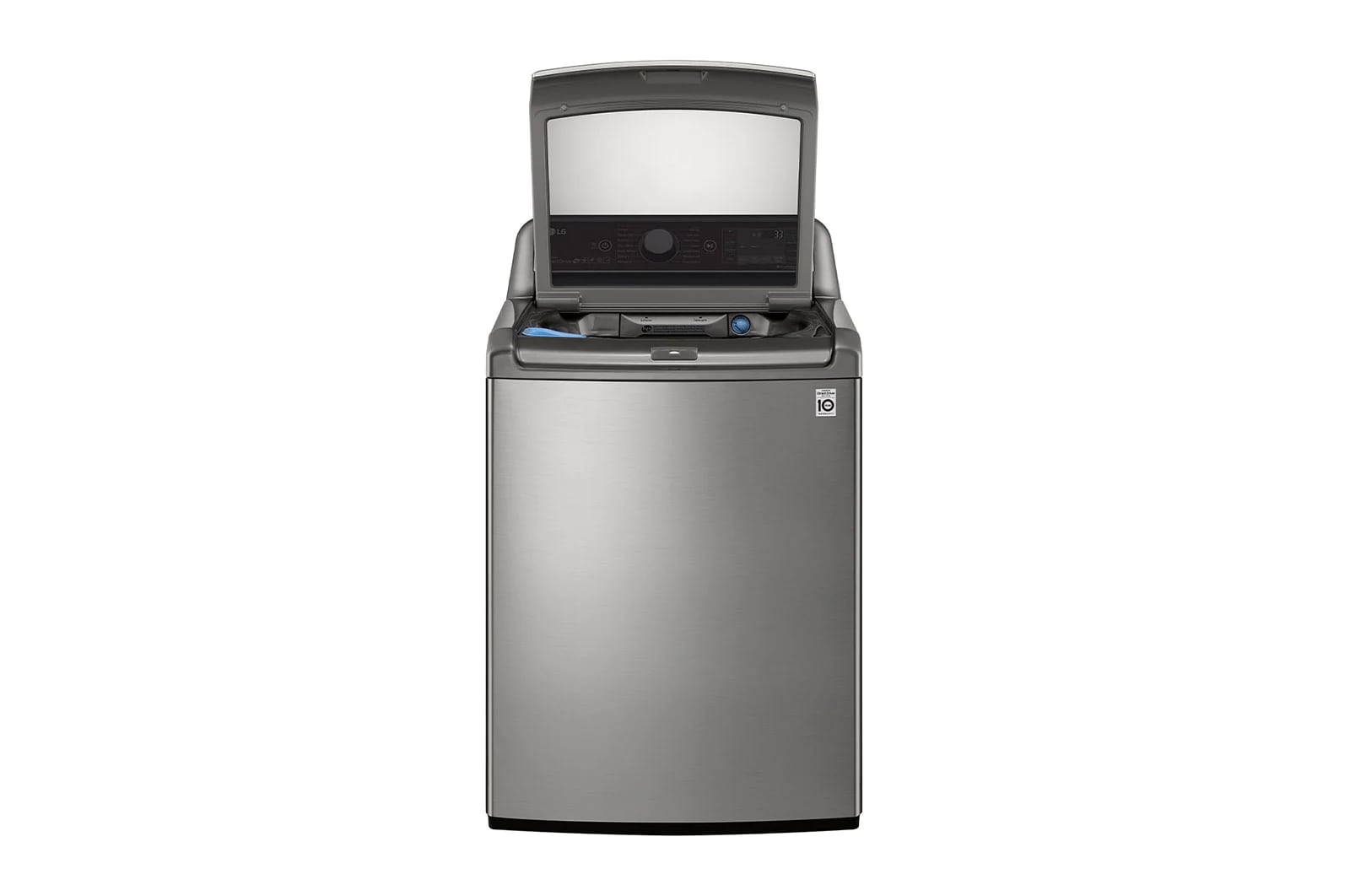 LG - 5.8 cu. Ft Top Load Washer in Grey - WT7800HVA