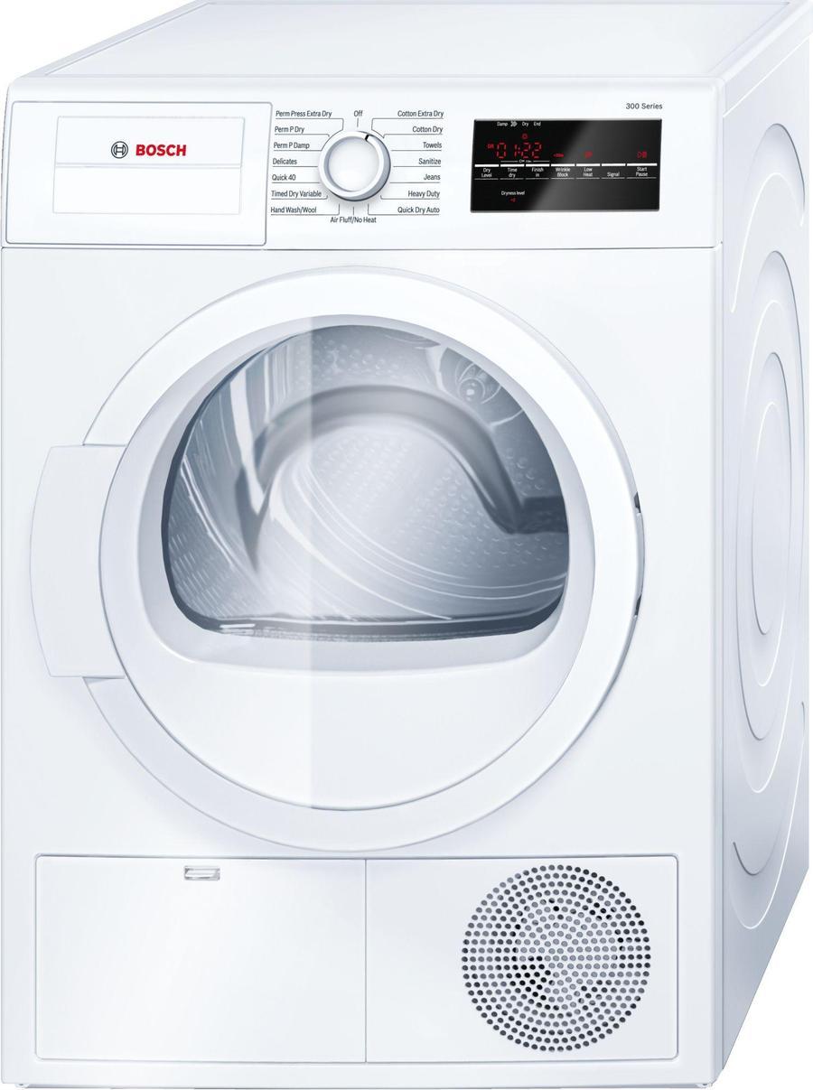 Bosch - 4 cu. Ft Electric Dryer in White - WTG86400UC