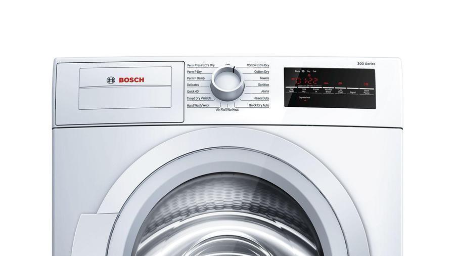 Bosch - 4 cu. Ft Electric Dryer in White - WTG86400UC