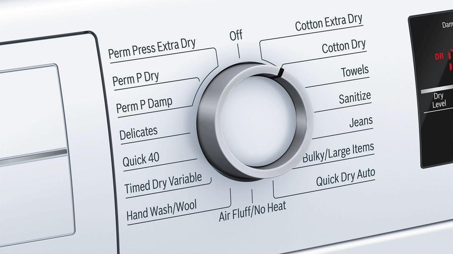 Bosch - 4 cu. Ft Electric Dryer in White - WTG86401UC