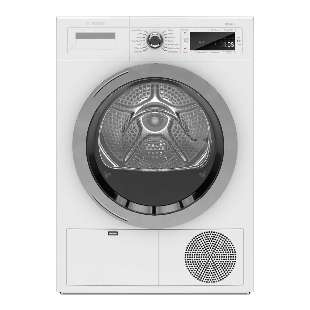Bosch - 4 cu. Ft Compact Dryer in White - WTG865H4UC