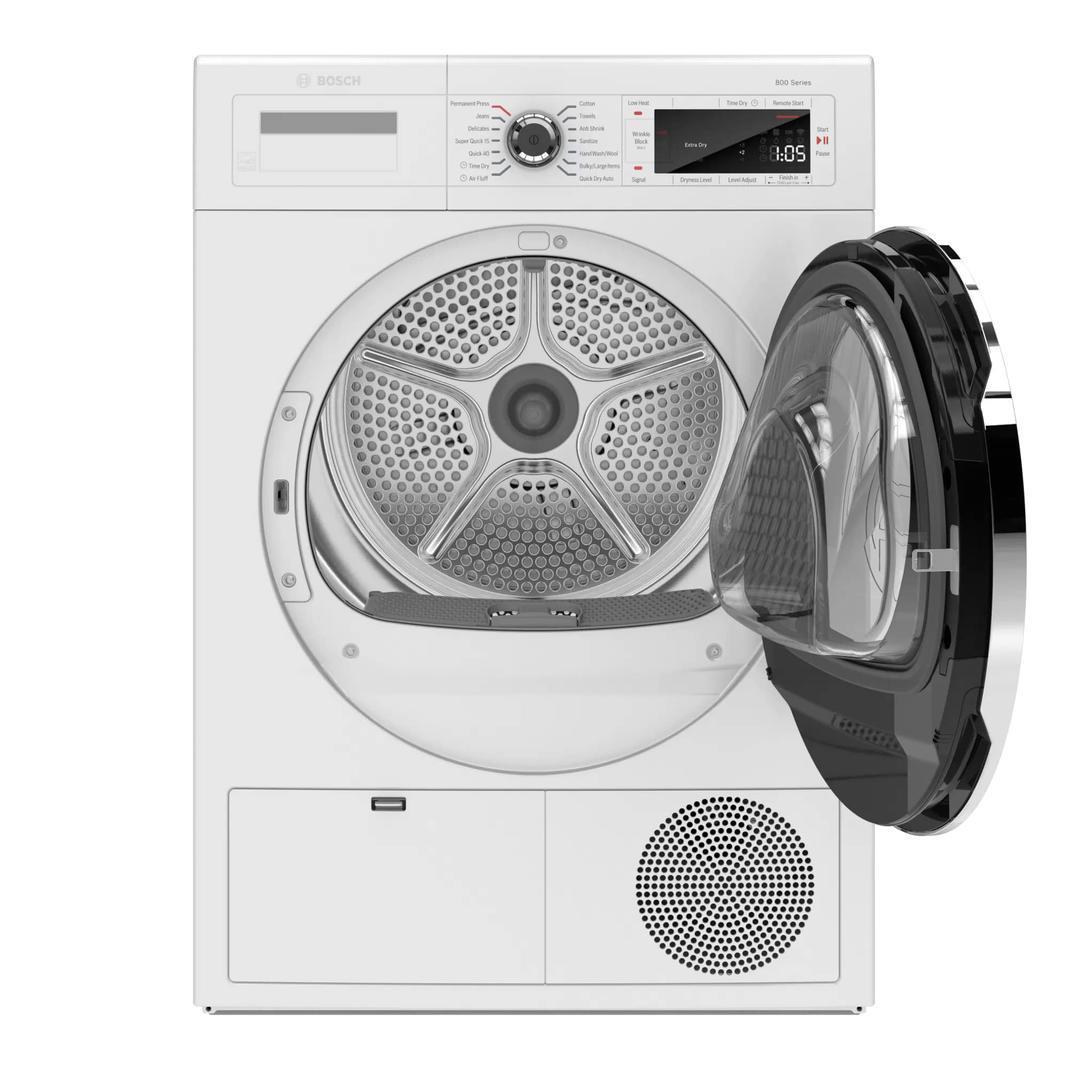 Bosch - 4 cu. Ft Compact Dryer in White - WTG865H4UC