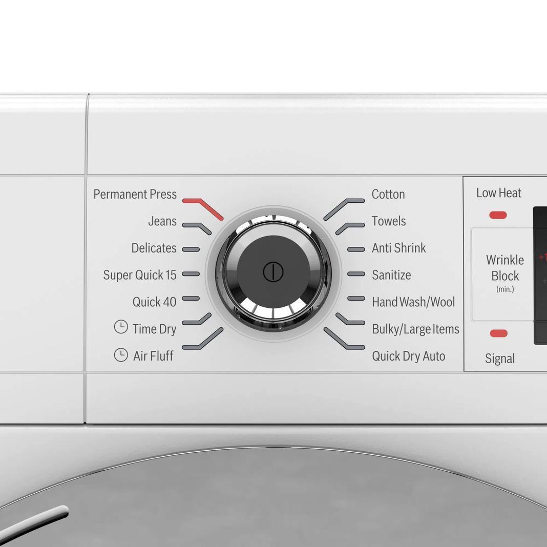 Bosch - 4 cu. Ft Compact Dryer in White - WTG865H4UC
