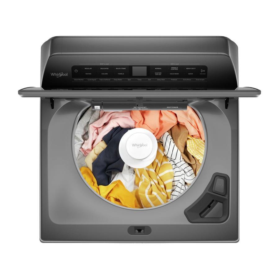 Whirlpool - 5.4 cu. Ft Top Load Washer in White - WTW5105HC