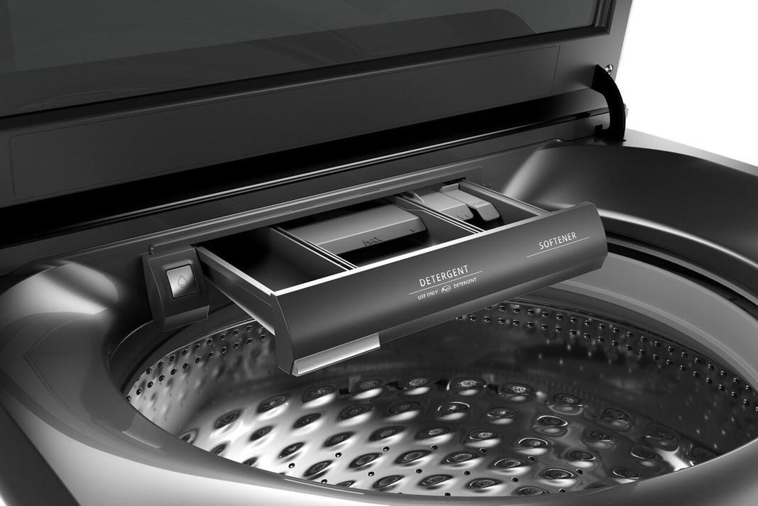 Whirlpool - 5.4 cu. Ft Top Load Washer in White - WTW5105HC