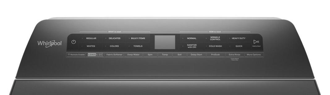 Whirlpool - 5.5 cu. Ft Top Load Washer in White - WTW6120HW