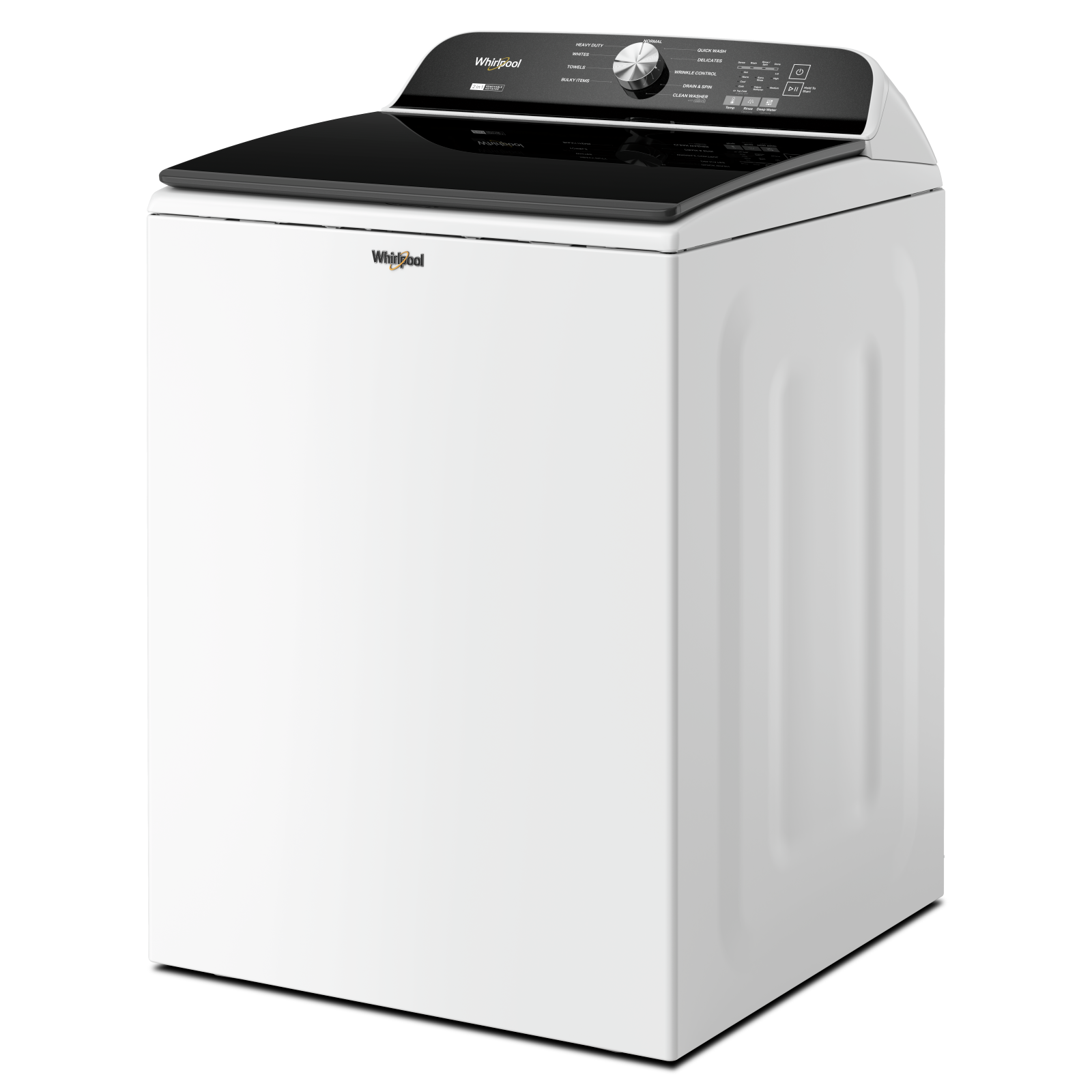 Whirlpool - 5.3 cu. Ft Top Load Washer in White - WTW6157PW