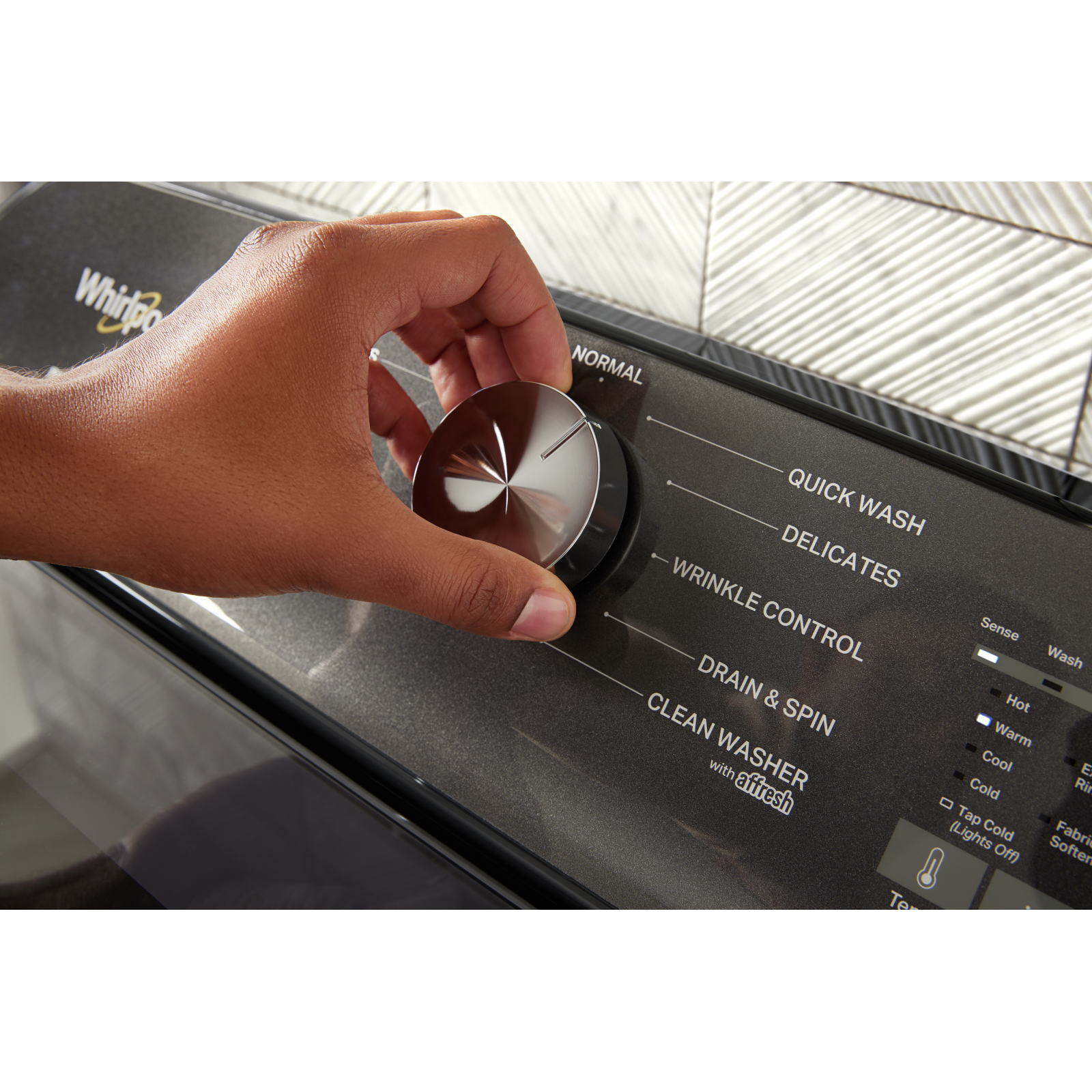 Whirlpool - 5.3 cu. Ft Top Load Washer in White - WTW6157PW