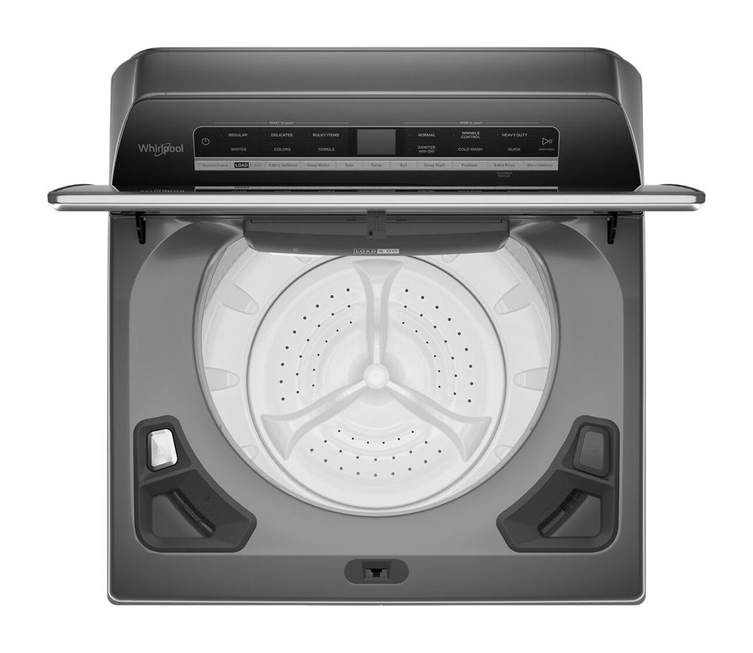 Whirlpool - 6.1 cu. Ft Top Load Washer in Grey - WTW7120HC