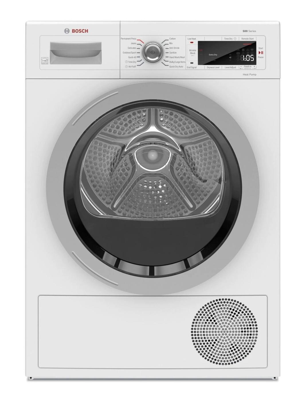 Bosch - 4 cu. Ft Compact Dryer in White - WTW87NH1UC