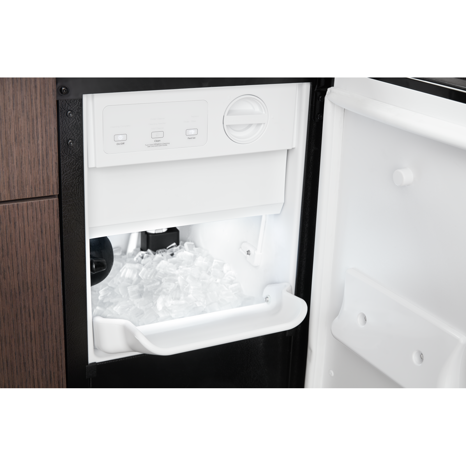 Whirlpool - 14.875 Inch Ice Maker in Stainless - WUI95X15HZ