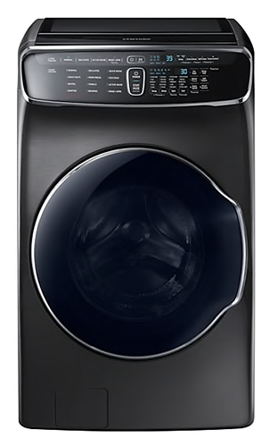 Samsung - 5.8 cu. Ft Front Load Washer in Black Stainless - WV60M9900AV