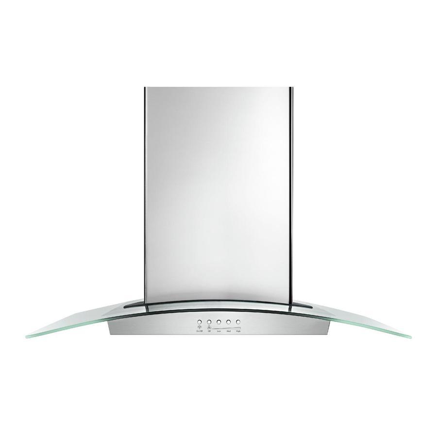 Whirlpool - 36 Inch 400 CFM Island Range Vent in Stainless - WVI75UC6DS